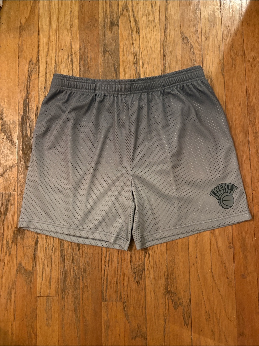 Twenty Men's Athletic Mesh Shorts - ombré Gray
